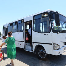 378番のミニバス