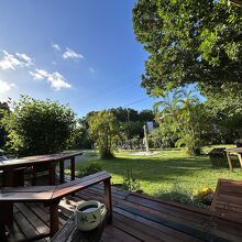 ウッドデッキからの眺め