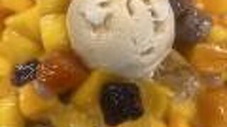 夏のマンゴーかき氷