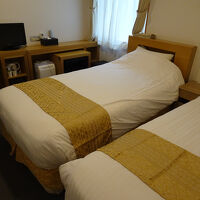 テレビは小さめ。壁掛けのドライヤーはそのまま使え便利