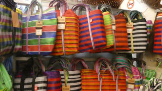 漁師網バッグの種類が豊富