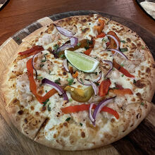 クロコダイルのピザ