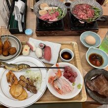 夕食ビュッフェ