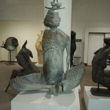 彫刻の展示