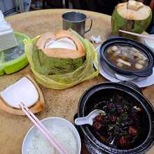 ココナツプリンもおいしかったです