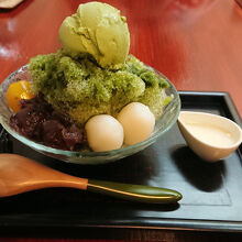 追いシロップは、練乳か？抹茶か？と此所も迷うところ！