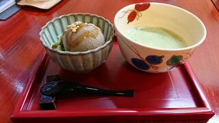 暑気払いに最高だった美味しいお茶とアイスクリーム。