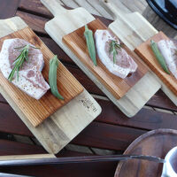 蒸し焼き前の信州ポーク