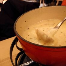 チーズフォンデュ