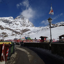 スキー場の町です。
