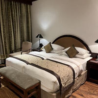 おちついた内装の客室