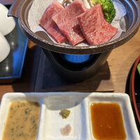 夕食の島根和牛