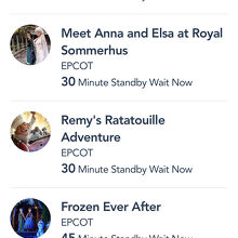 アトラクションの待ち時間、テストトラックは故障中