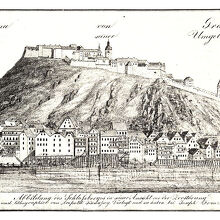 Schloßberg　Lithographie 1825年