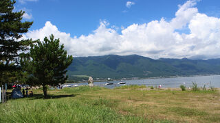 琵琶湖の和邇浜は大津市内