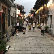 レトロな街並み