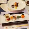 温泉においしい料理に