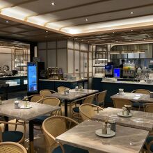 目の前のお客さんがいなくなったところでパチリ