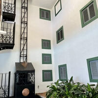 白を基調とした内装