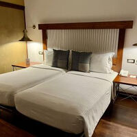 木を基調とした客室はとても心地良い