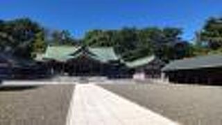 散歩コースにある神社