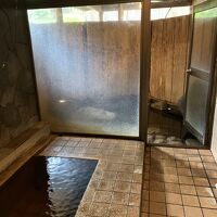 貸し切り風呂にも露天風呂がありました