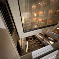 中庭が見えました