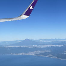 富士山は奇麗に見れた！