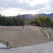 竹の径まで含めるとスケールが大きな公園です