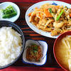もつ炒め定食