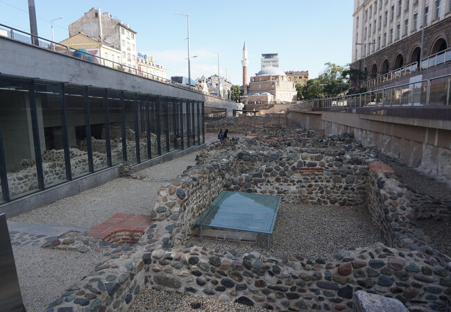 ソフィアの中心地の遺跡