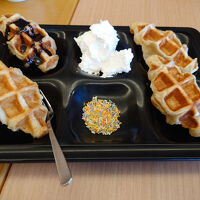 楽しめて　美味しい　クロワッサンワッフル