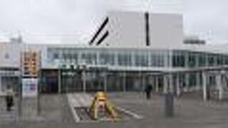 日本最北端の線路のモニュメント