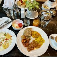 バイキングの朝食