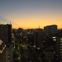 夕焼けも綺麗でした