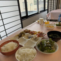 朝食バイキングは品数豊富！