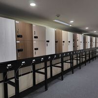 宿泊者専用のロッカー。無料です