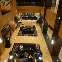 ２階から見たロビー内