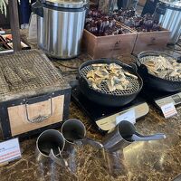 朝食は種類豊富で楽しかった