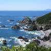 名勝地「叶崎海岸」を見晴らせました