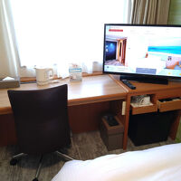 机も広いので、仕事もできます