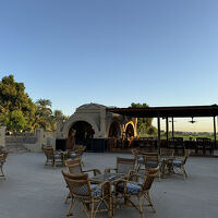 ホテルのレストラン。ここで朝晩と食事をいただきました。