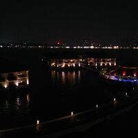 部屋から見た夜景