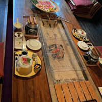 別館個室で頂く囲炉裏メニューがおすすめ