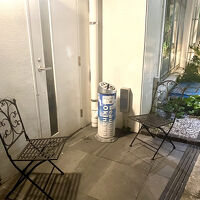 外にある喫煙所