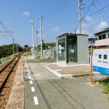 ホームだけの停車場のよう？
