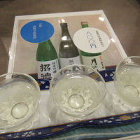 日本酒の飲み比べ