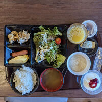 ハナホテル伊勢崎、朝食バイキング。