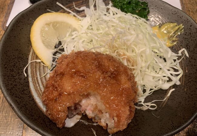 刺身定食＆イカメンチ絶品