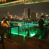 ルーフトップバーとプール